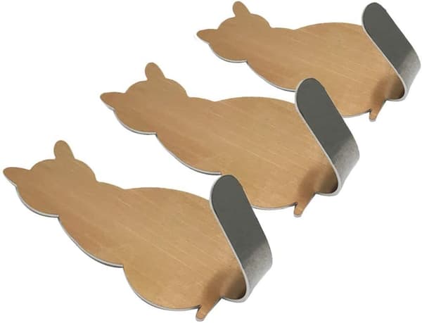 4 stk håndklædekrog Selvklæbende badekåbekrog Creative Cat Deco W