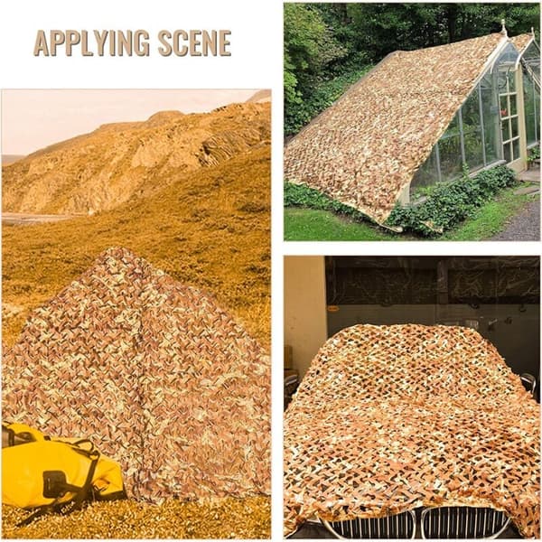 4x5 meter, rektangulær camouflage net skygge sejl, camouflage de
