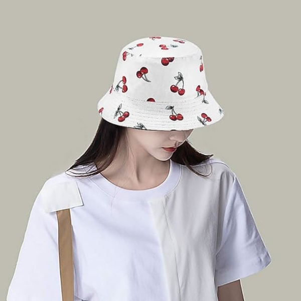 Women Fisherman Hat Sun Hat Visor Hats Reversible Foldable Bucket