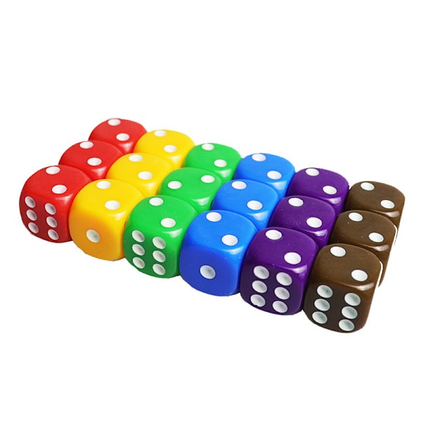 100-pack Dice / Dice - Six-sided for Party/Game/Puzzle multi-colo