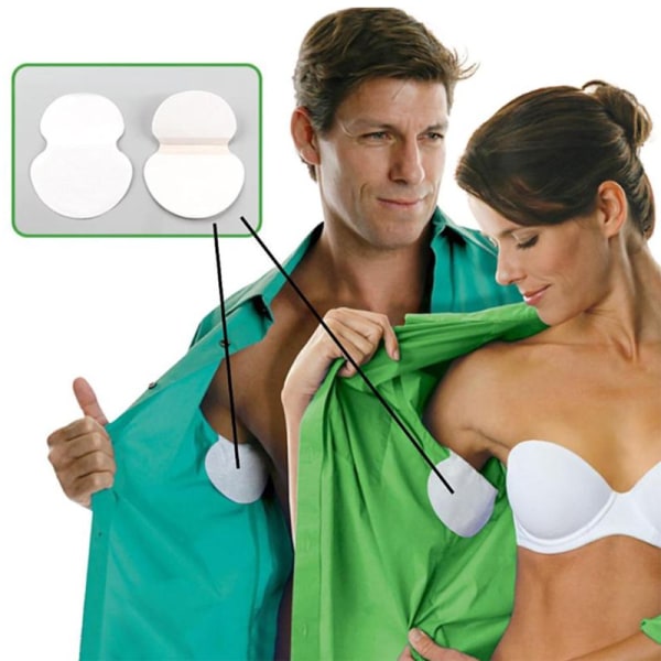 Svettdynor under armarna, för kvinnor och män 【100 förpackningar】, Premium Sweat