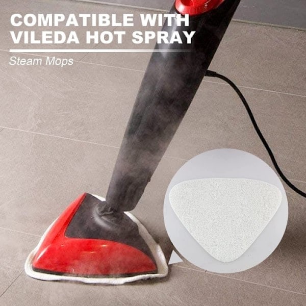 6-pack Vileda Steam Mop Refill Wipes Refill Cover Microfiber Stea