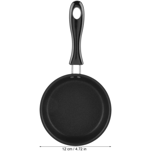 Mini stekepanne for eggeomelett, diameter 12 cm, non-stick belegg