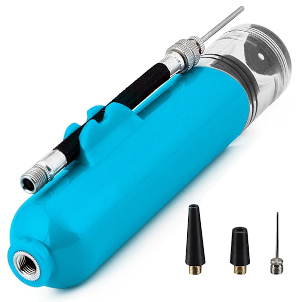 2-nåls bollpump, Mini manuell luftpump, Bärbar tvåvägs uppblåsning