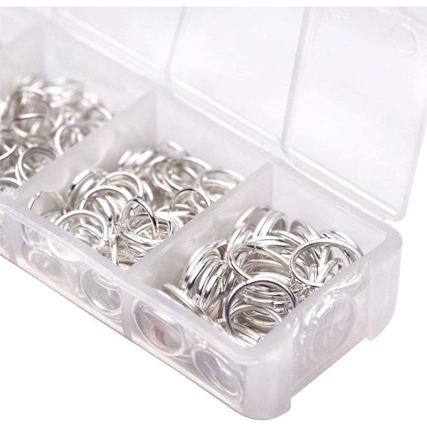 1500 kpl 3mm, 4mm, 5mm, 6mm, 7mm, 8mm, 10mm avattavat hyppyrenkaat koruihin