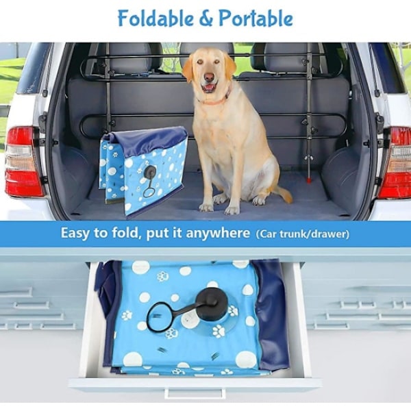 Hopfällbar hundpaddlingspool, husdjurspool Bärbar Pvc stor