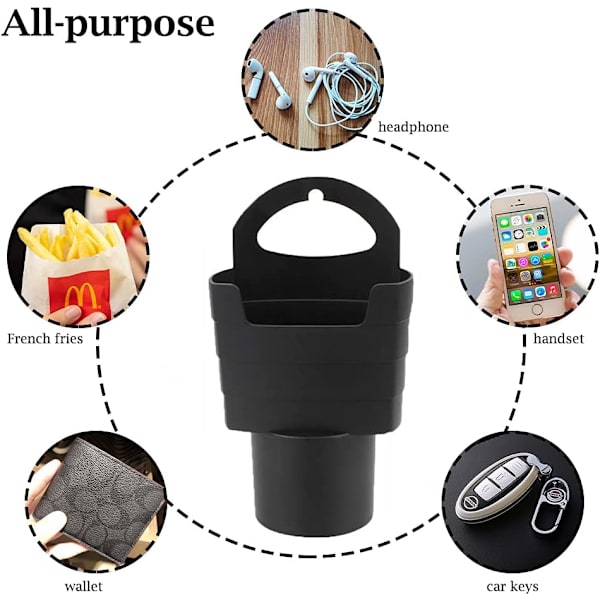Pommes frites kopholder, bilsauceholder, bilpommes frites holder