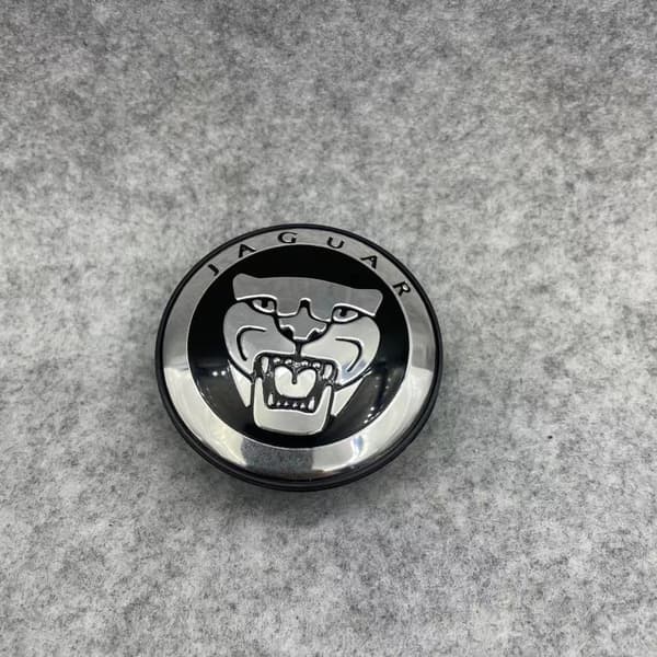 J04- 59MM 4-pak Center covers Jaguar Silver one size
