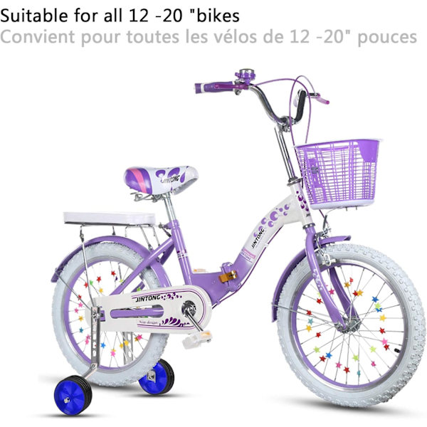 Stabilisatorer Små Hjul Til Børnecykel 12-20\", blå