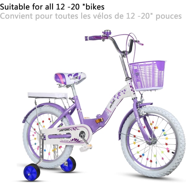 Stabilisatorer Små Hjul Till Barncykel 12-20\", blå