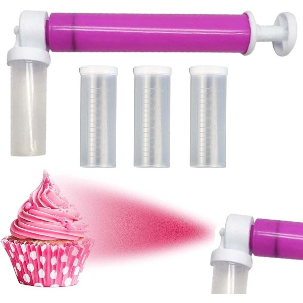 Manuaalinen airbrush kakkujen koristeluun, DIY-leivontatyökalut 4 kpl