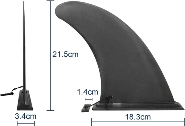 Nylon Surfebrettfinner - Sikkerhetsforsterkede Thrusterfinner for Padle