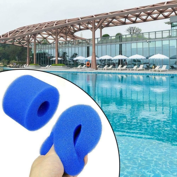 Sett med 6 vaskbare og gjenbrukbare filterpatroner S1 Blue