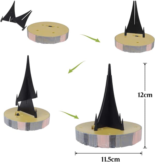 Solcellelamper 4 Pak Solcellelamper Udendørs Have Udendørs Jord 8