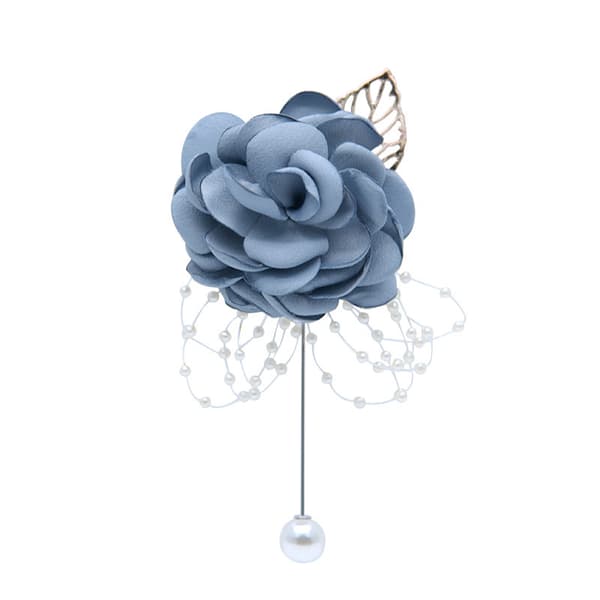 5 stk. Blomsterstof Brosche Perle Dragt Brosche Modetøj Tilbehør