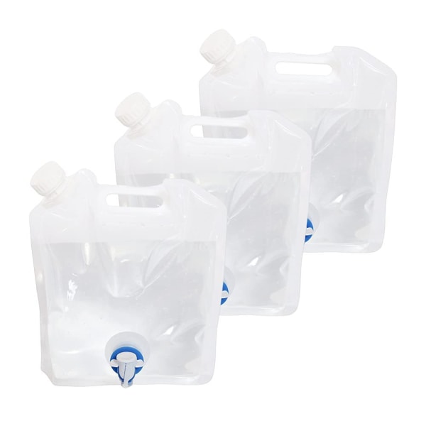 Sammenklappelig nødvandskandebeholderpose, kan fryses, BPA Fre
