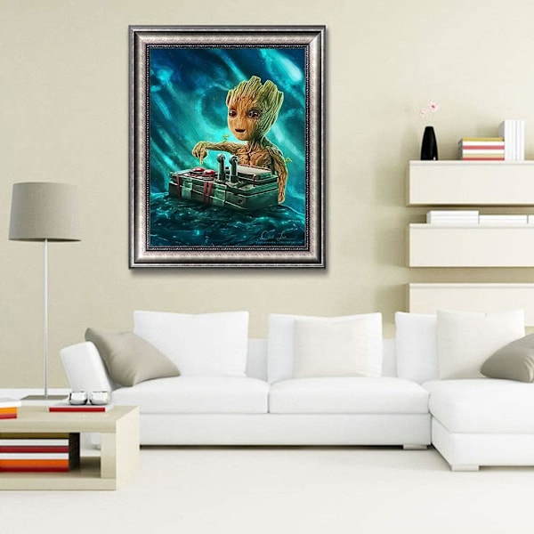 30*40CM F DIY 5D Digital Diamond Painting Kit Crystal Rhinestone