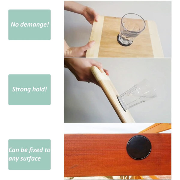 5 stk Nano Magic Gel Adhesive Pads, Gjenbrukbare Silikon Sklisikre