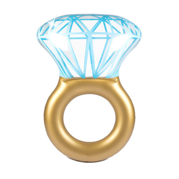 Oppustelig Diamant Ring Pool Float Sommer Svømmebassin Floats En