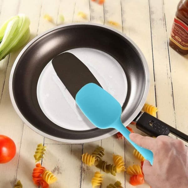 Silikon Spatelsett - 6-delt Non-Stick Gummispatel med Flekk