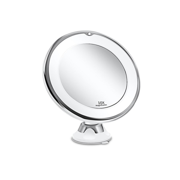 Beautiful 10x Magnifying Makeup Mirror with LED Light 1 Ball Head