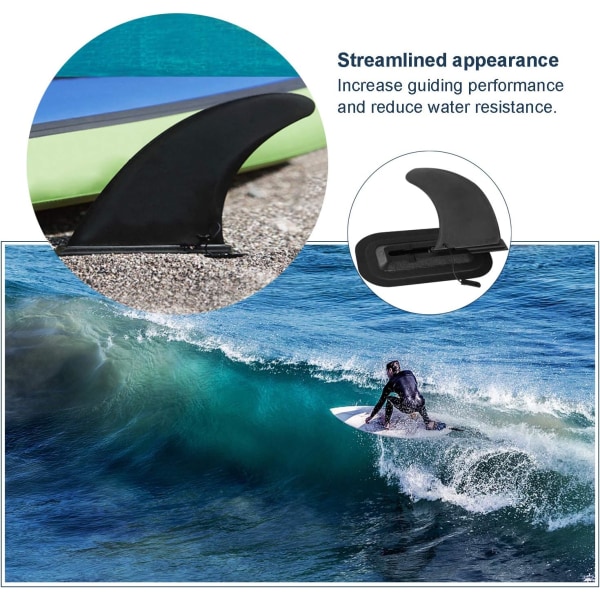 Nylon Surfboard Fenor - Säkerhetsförstärkta Thruster Fenor för Paddel