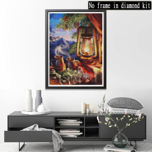 30*40CM A Diamantmaleri Komplette Sæt Jul, Fuld Diamant