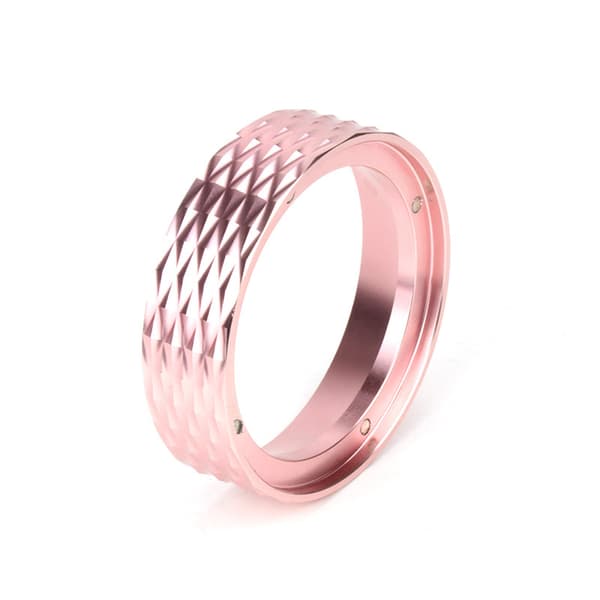 Rosa doseringsring magnetisk undvik röra aluminiumlegering espressodos