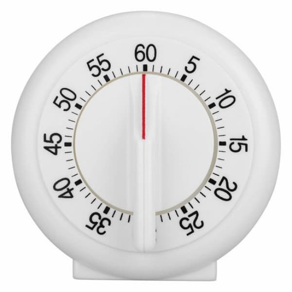60 minuters rund timer kök mekanisk räknare larm