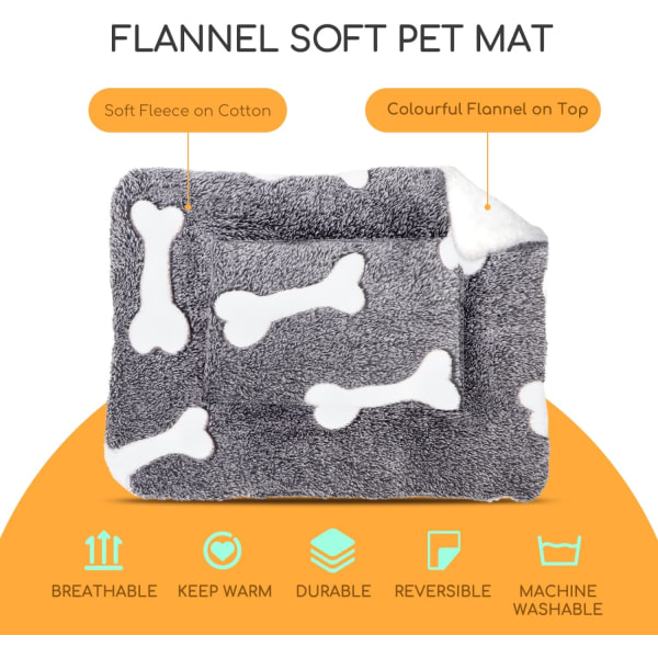 61*41cm Dog Mattress, Dog and Cat Blankets, Super Soft Pets Sleep