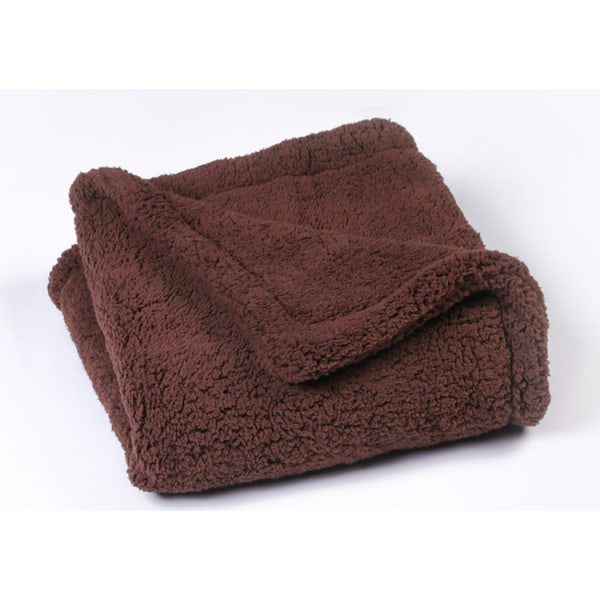 Fleece hundtäcke, mjuk husdjurstäcke, kattfilt, valpkudde, husdjur