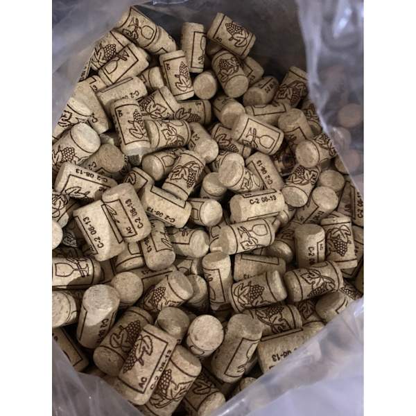 100 Naturlige Korkpropper Til Vinflasker Hjemmedekor Hobby DIY, 2.2
