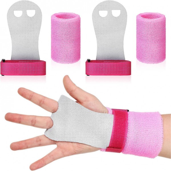 4 st Gymnastics Grepp Och handledsskydd Bar Grepp Handflateskydd A