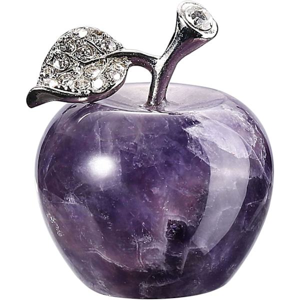 Äpple Prydnader Sten Snideri Sten Naturlig Kvarts Äpple Dekorati