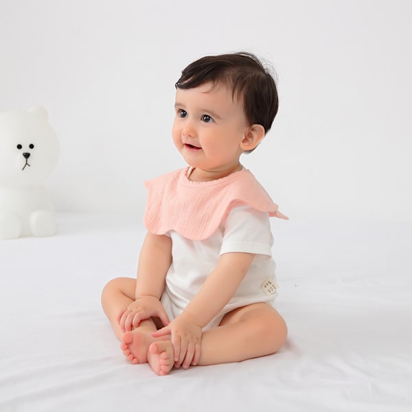 6-pack muslin haklappar baby bandana haklappar för 0-6 månader baby flickor Ba
