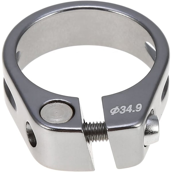 Sadelstolpsklämma, 5 färger 34,9 mm cykelrörsklämma i aluminium