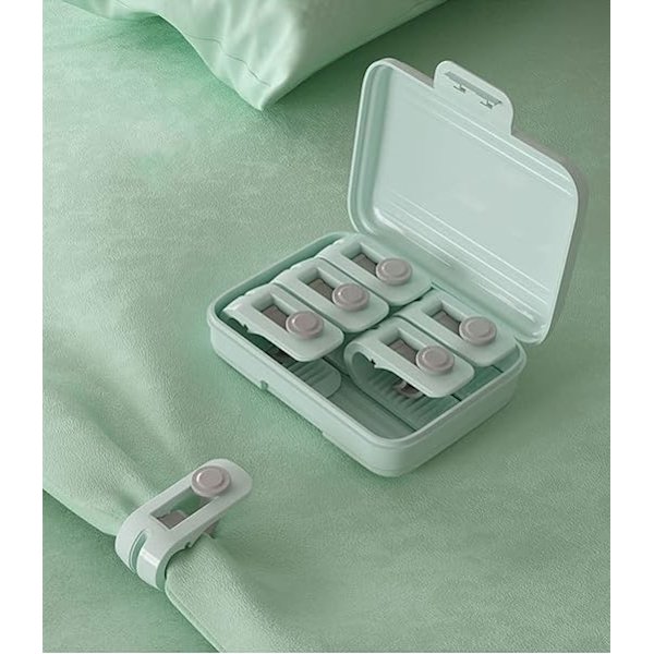 Täcke Clips, 6 st Sängkläder Clip Täcke Cover Clips Nålfri