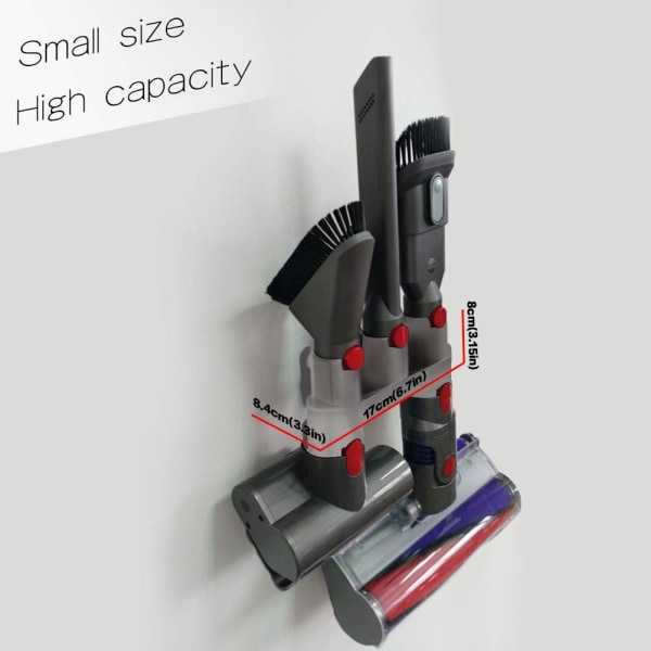 Vægmonteret tilbehørsholder, Dyson V10 V8 V7 Adapter Converter Ki