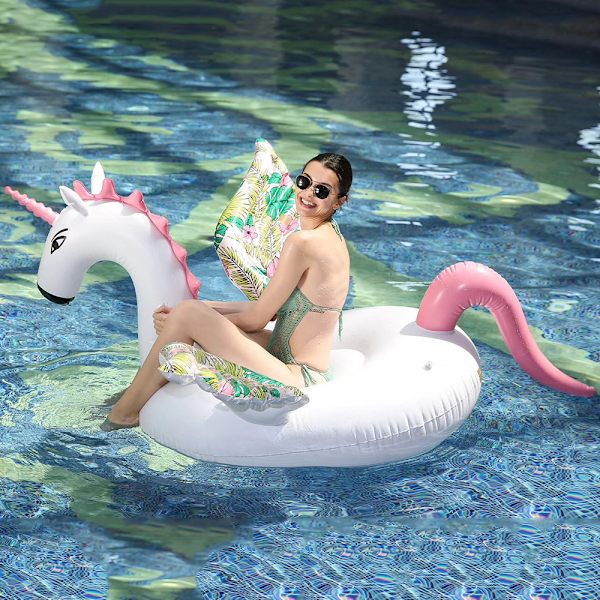 Tjock grön PVC uppblåsbar flytande säng lounge pool solstol - 200