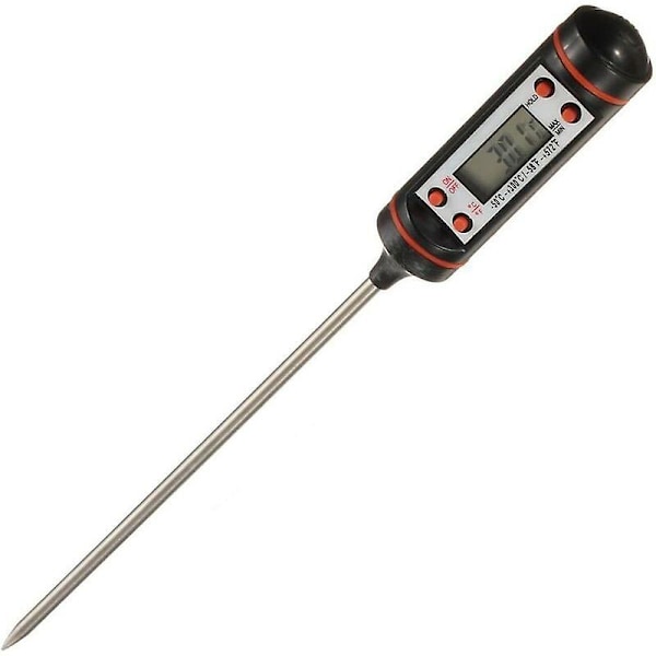 Kökstermometer Digital Kötttermometer Med Rostfritt Lång
