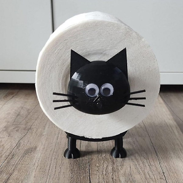 Kitty The Toilet Cat - Toalettpappershållare, Toalettpappershållare F