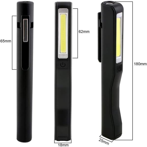 Oppladbart LED-arbeidslys, 350 Lumens COB Mechanic Light Ultra
