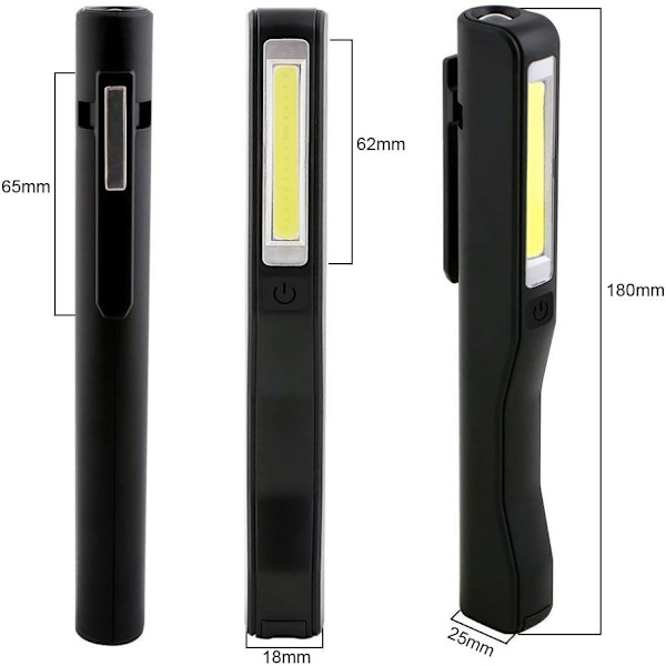 Uppladdningsbar LED-arbetslampa, 350 Lumens COB Mechanic Light Ultra
