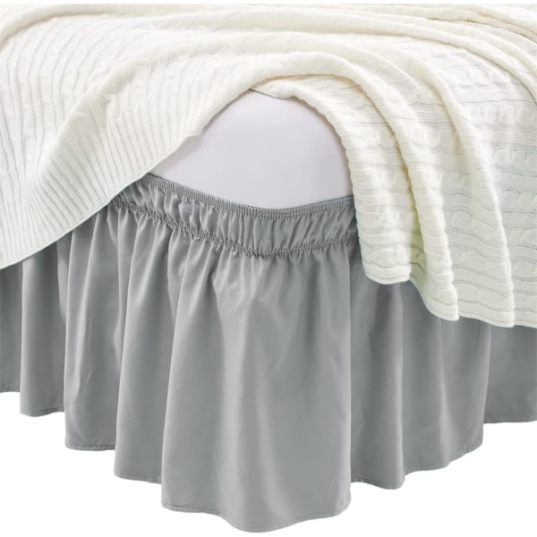 Flygande elastisk polyester sängkjol, elastisk sängkjol, sängkjol,