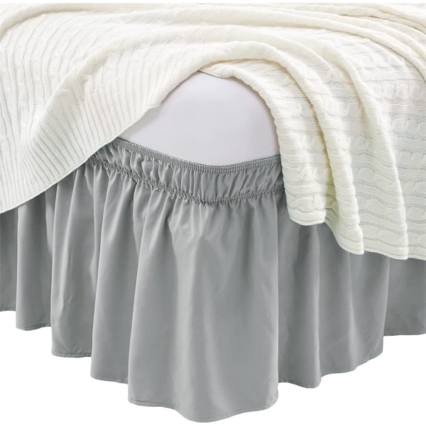 Flyvende elastisk polyester sengeskørt, elastisk sengeskørt, sengeskørt,