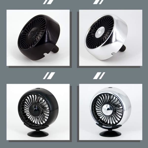 Automatisk køleventilator til bil med farverigt lys