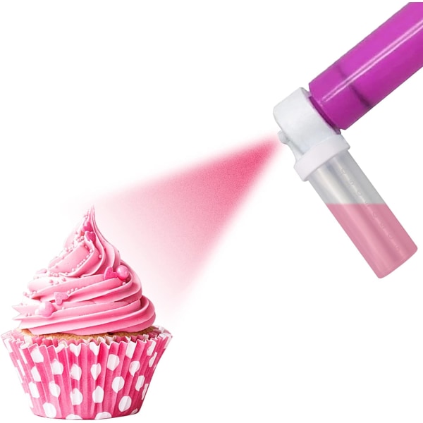 Manuaalinen airbrush kakkujen koristeluun, DIY-leivontatyökalut 4 kpl