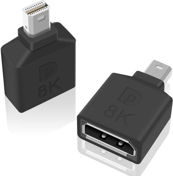 Mini Displayport - Displayport -sovitin, 8k Mini DP - DP -sovitin