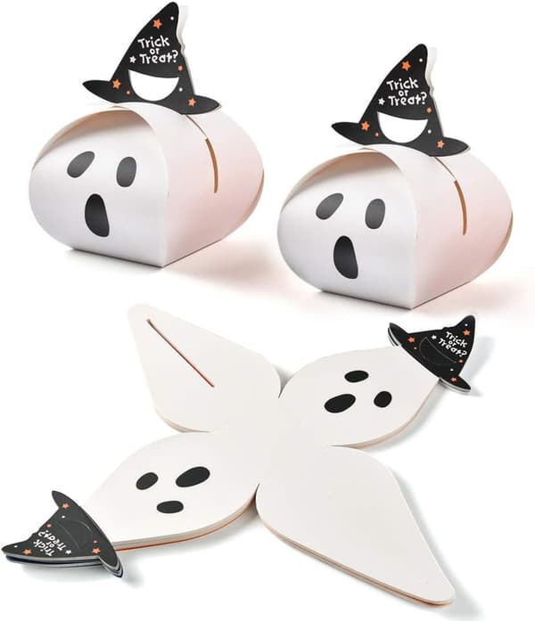 6 st Trick Halloween Godisaskar Tema Fest Godispåsar Presentpåsar Dek