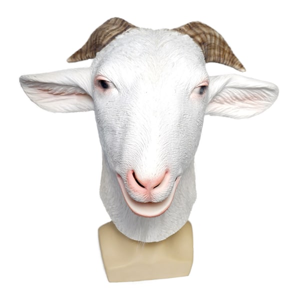 Julegave Carnival Party Mask Animal Goat Latex Mask